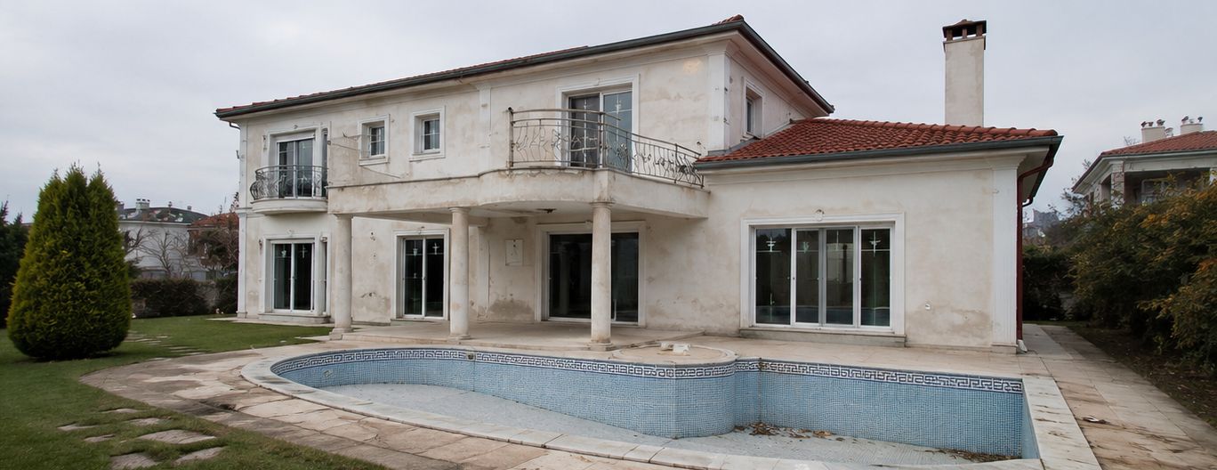Villa dış cephe boyama öncesi