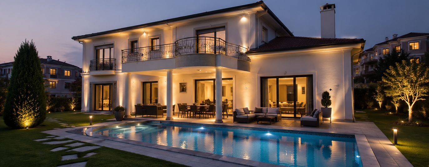 Villa dış cephe boyama sonrası, MDH uygulaması